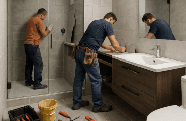 Travaux dans la salle de bain : 3 astuces pour un rendu moderne